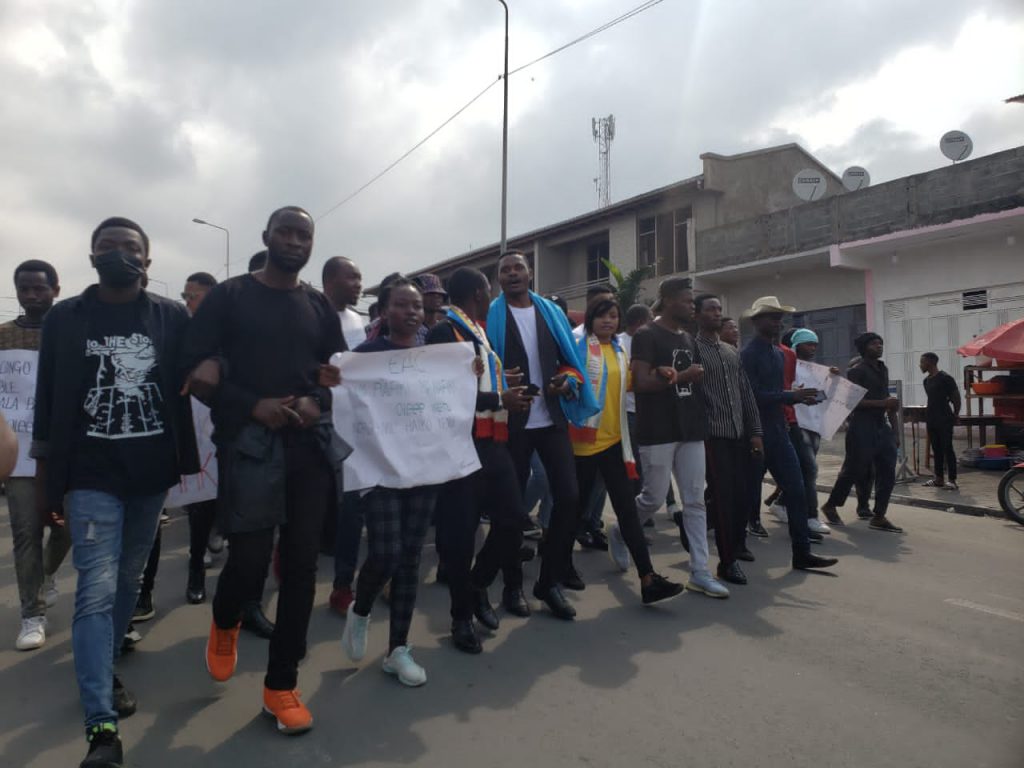 Nord-Kivu : Dans la rue, les étudiants de Goma dénoncent « l’impuissance de la communauté internationale face à l’agression Rwandaise »