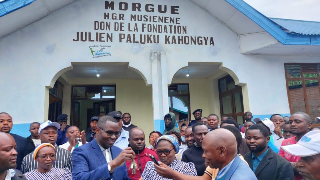 Lubero : La Fondation Julien Paluku Kahongya dote l’hôpital général de Musienene de sa toute première morgue moderne