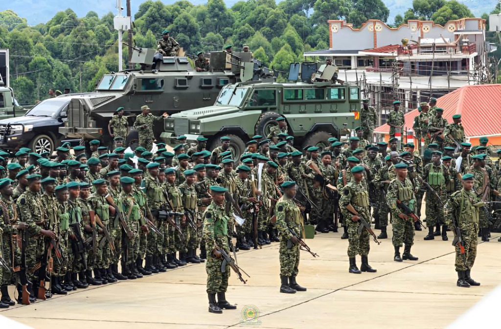 Nord-Kivu : Entrée à Bunagana du premier contingent Ougandais de la Force de l’EAC