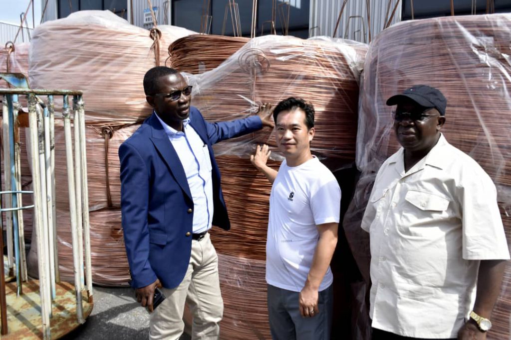 Chine-RDC : Vers une Coopération entre les sociétés PROTON, MES et QUIFAN CABLE dans la transformation locale du cuivre