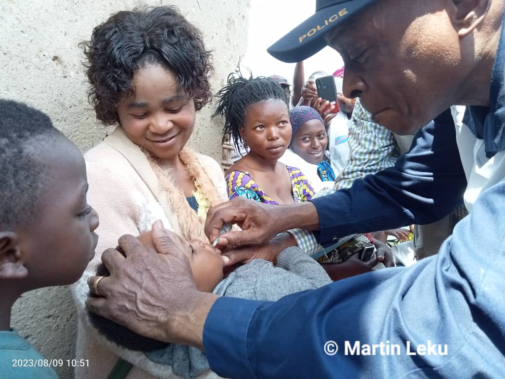 DPS antenne de Butembo : Vaccination contre la poliomyélite, au moins 915 mille enfants de 0 à 59 mois attendus