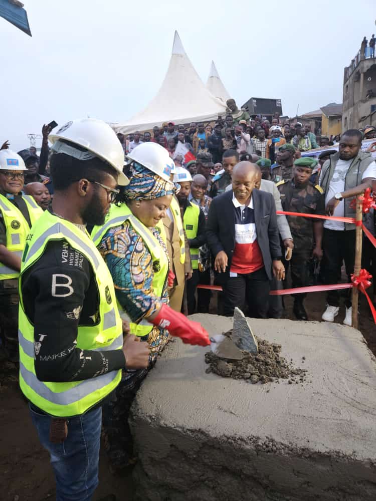 Butembo : La Ministre Katungu Furaha pose la première pierre pour la construction du Centre Culturel