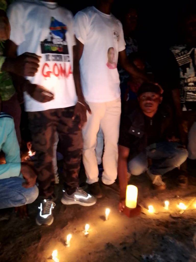 Nord-Kivu : Des jeunes de Beni rendent hommage aux victimes de la répression sanglante de Goma