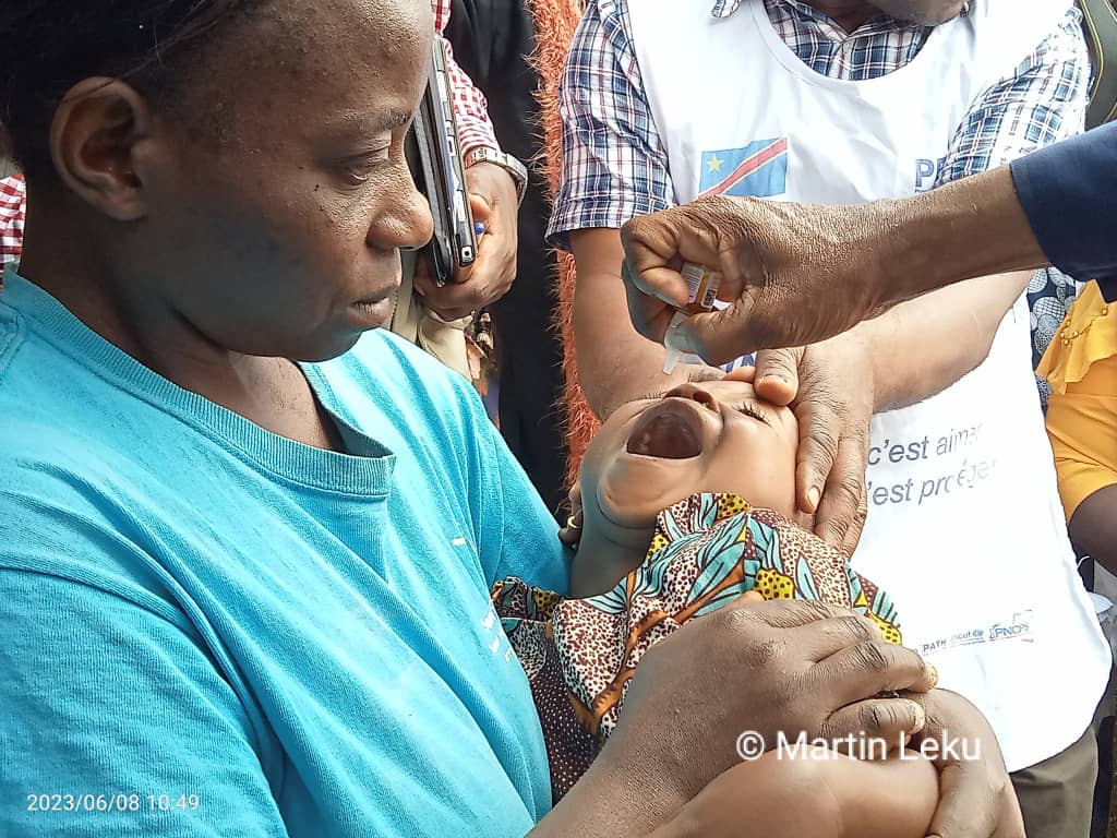 DPS antenne Butembo : Vaccination contre la poliomyélite, 90,1% d’enfants de 0 à 5 ans déjà atteints