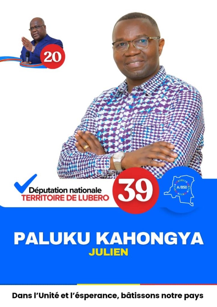 RDC : Campagne électorale, cet appel de Julien Paluku pour l’élection des candidats députés A/B50 et de Félix Tshisekedi