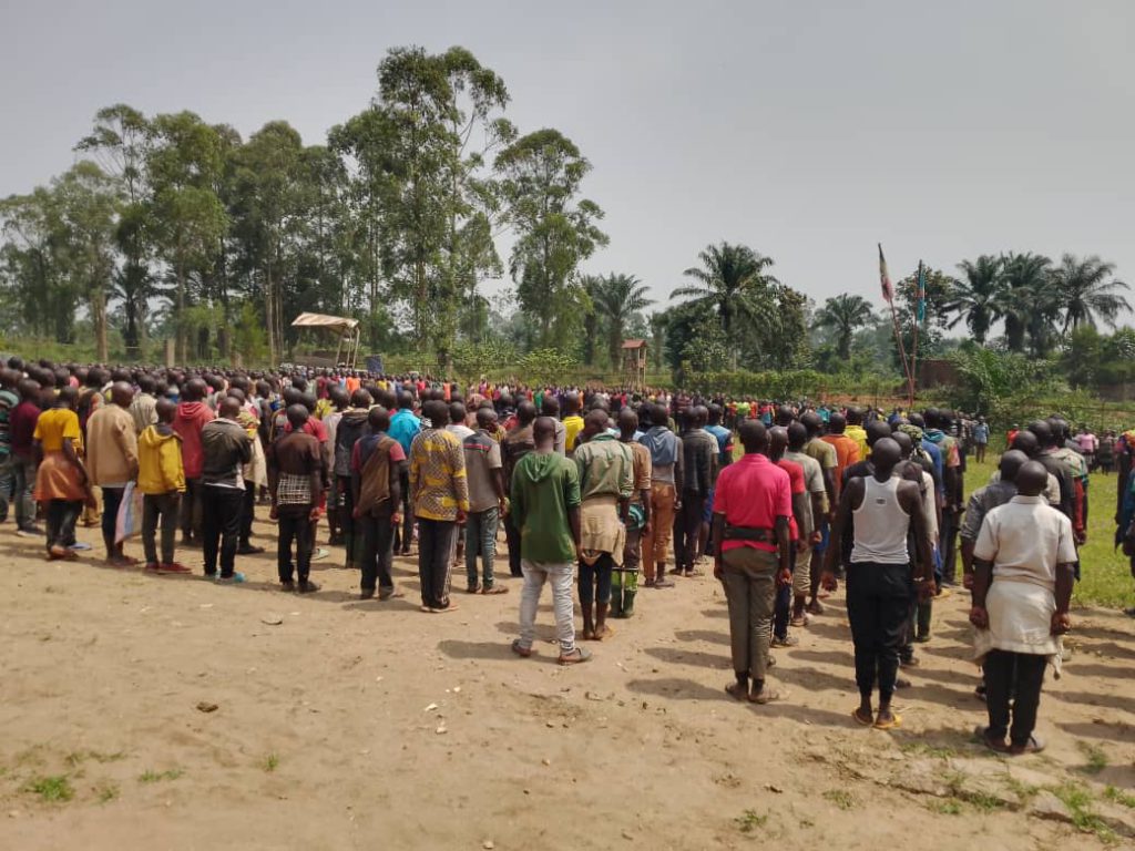 Nord-Kivu : 786 jeunes dont 26 filles venus de Rutshuru rejoignent les FARDC