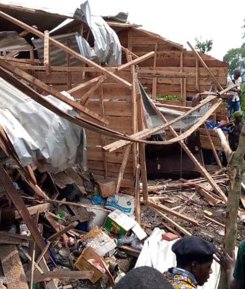 Goma : Deux blessés et deux maisons détruites par une bombe larguée par le M23 à Mugunga