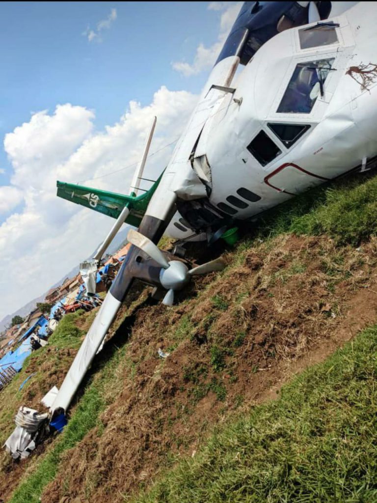 Nord-Kivu : La compagnie CAS suspend ses vols après un atterrissage raté de son appareil à Butembo