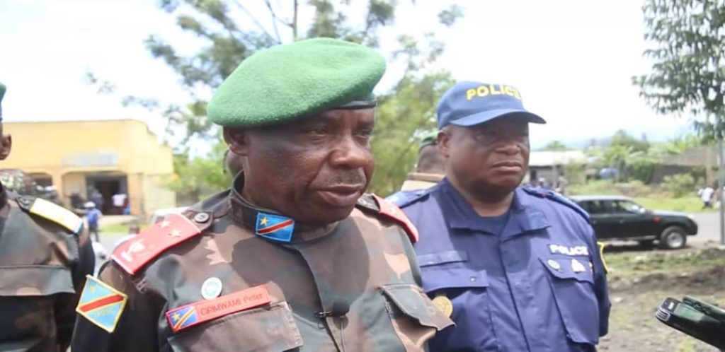 Goma : Explosion de grenade à Shabindu Kashaka, « Il ne s’agit pas d’une bombe larguée par l’ennemi » (Général Peter Cirimwami)