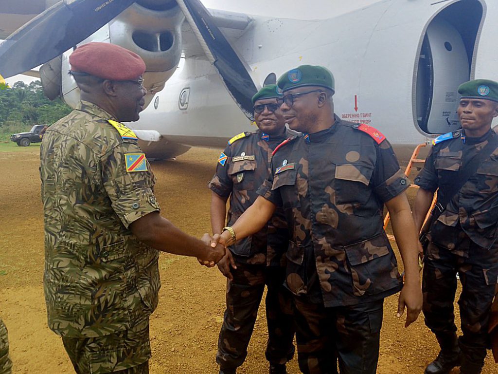 Nord-Kivu : Arrivée à Beni du général Bruno Mandevu, nouveau Commandant de Sokola 1