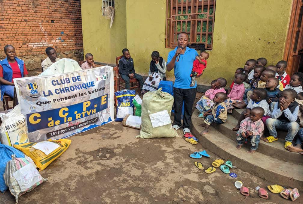 Butembo : Le Club de la CPE de la RTVH au chevet des enfants orphelins « Tout est Grâce »