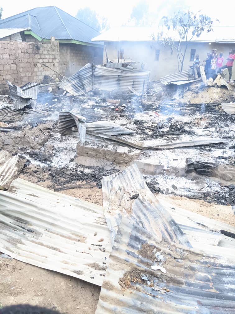 Nord-Kivu: Un enfant meurt calciné et 8 autres personnes sauvées dans un incendie à Beni
