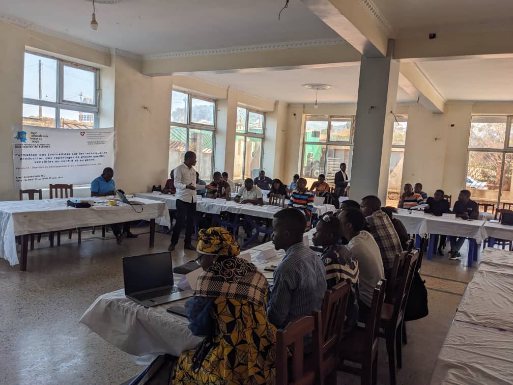 Butembo : 40 journalistes en formation sur les techniques de production des reportages sensibles au conflit et au genre