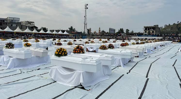 Nord-Kivu : Inhumation au cimetière Genocost de 200 déplacés décédés dans des camps