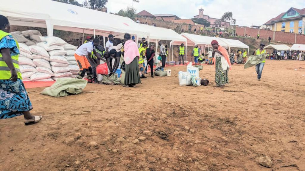 Nord-Kivu : Les déplacés de Butembo bénéficient d’une ration alimentaire de 30 jours