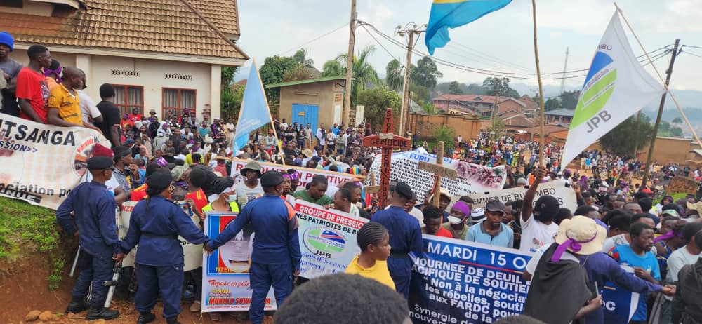 Nord-Kivu : Une manifestation populaire de soutien aux FARDC organisée à Butembo