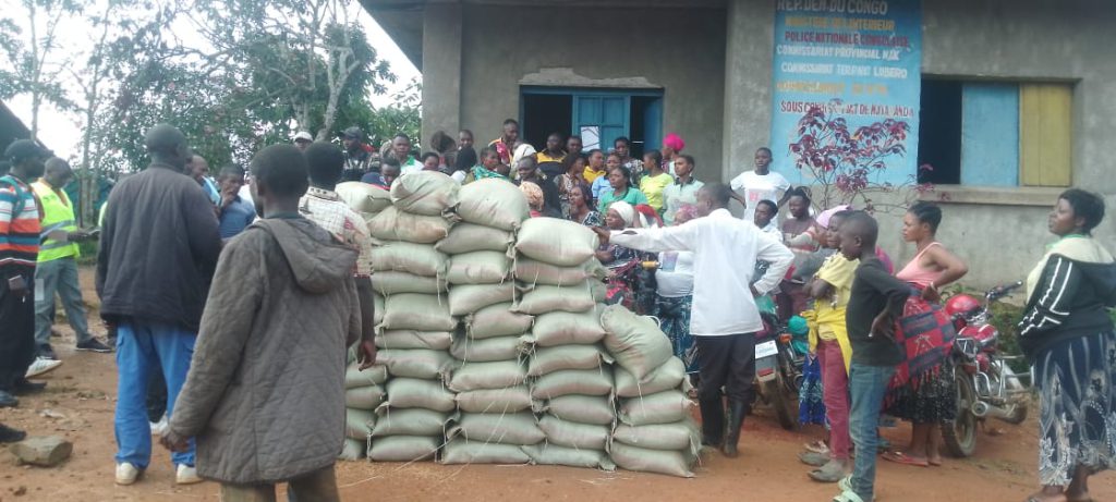 Lubero : Le Gouvernement congolais distribue la semence du riz à 1100 ménages