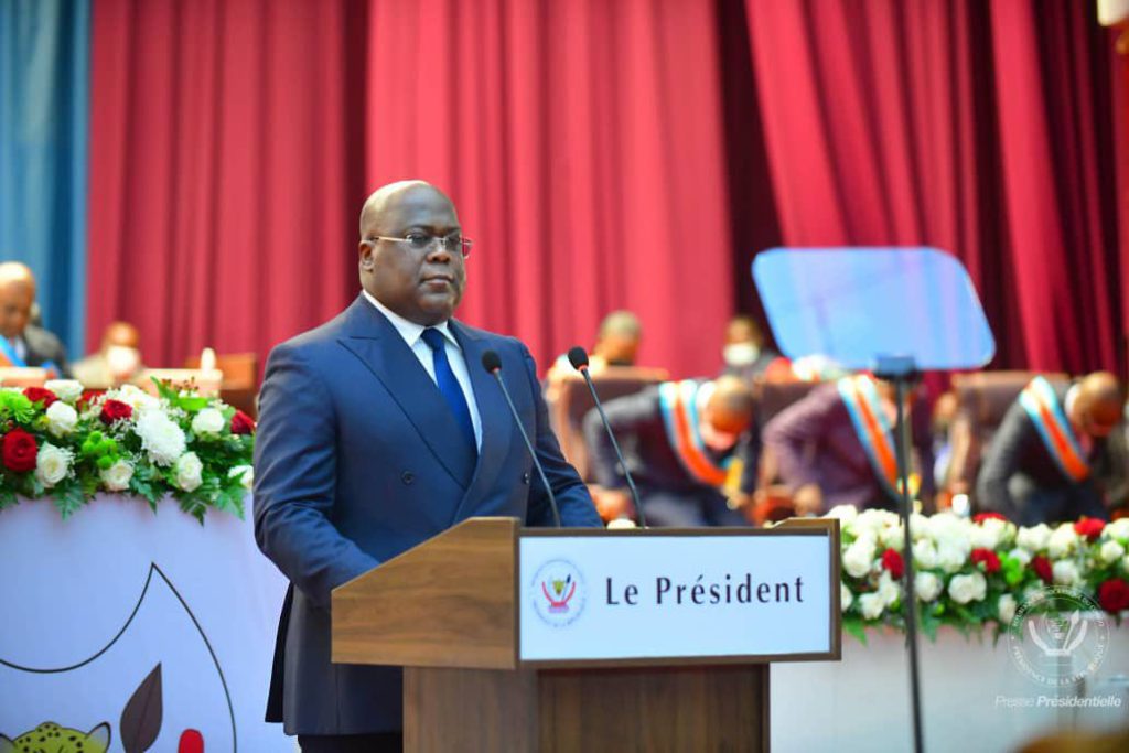 RDC : Devant les parlementaires, Félix Tshisekedi rend compte à la Nation de ses actions